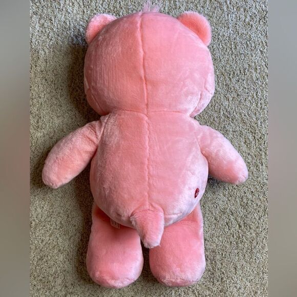 Nwt Vtg 2004 Care Bears Large Stuffed Pink Toy Bear Cheer Jumbo Plush Animal 25” - Picture 5 of 8